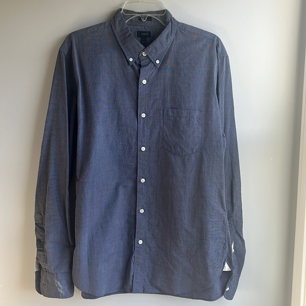 J. Crew Secret Wash Slim Fit Shirt Gem
